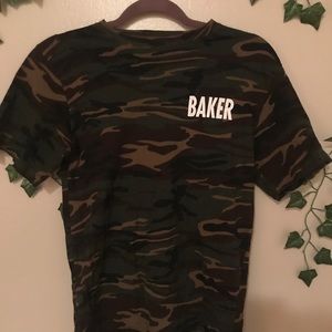 Camo Baker skate shirt